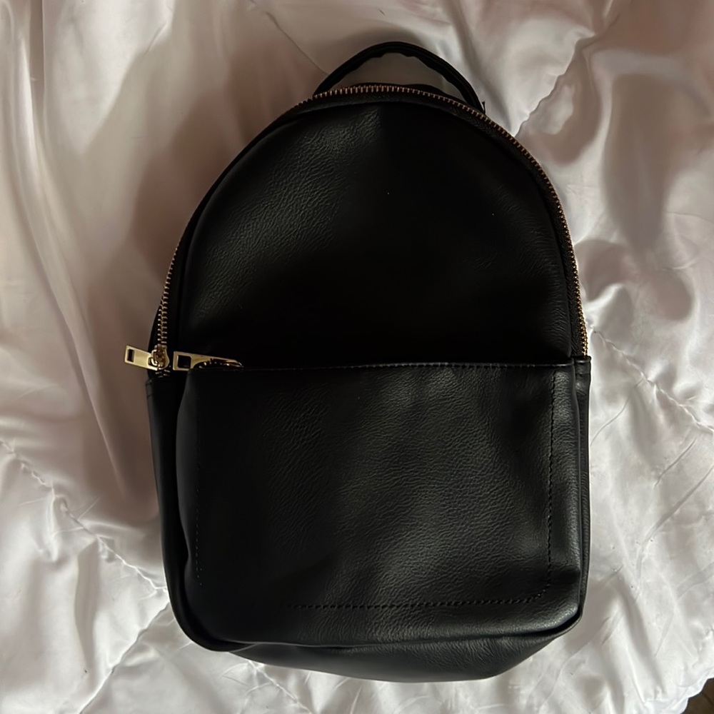 Mini Black Backpack